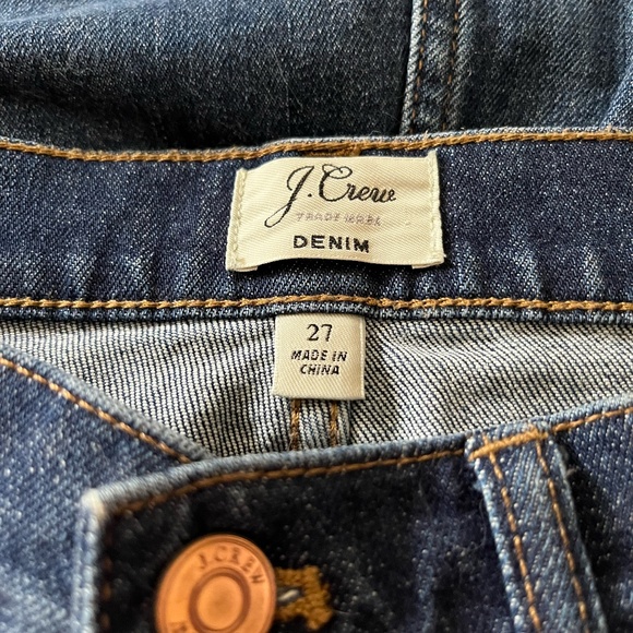 J Crew Distressed Denim Mini Skirt Size 27 - Picture 4 of 4